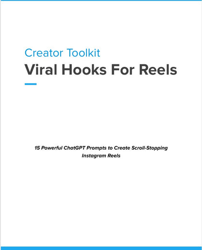 PREMIUM PACK: Complete Toolkit + AI Chatbot + Viral Hooks for Reels