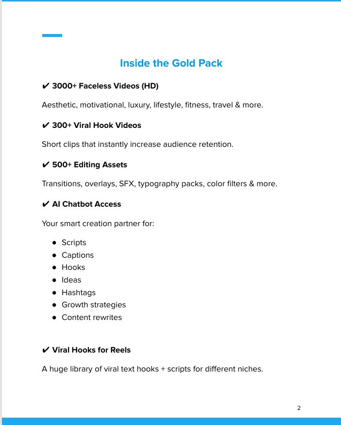 GOLD PACK: The Complete AI-Powered Creator System