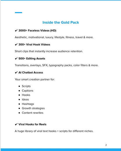 GOLD PACK: The Complete AI-Powered Creator System