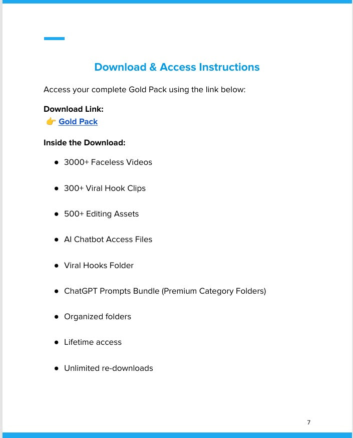 GOLD PACK: The Complete AI-Powered Creator System